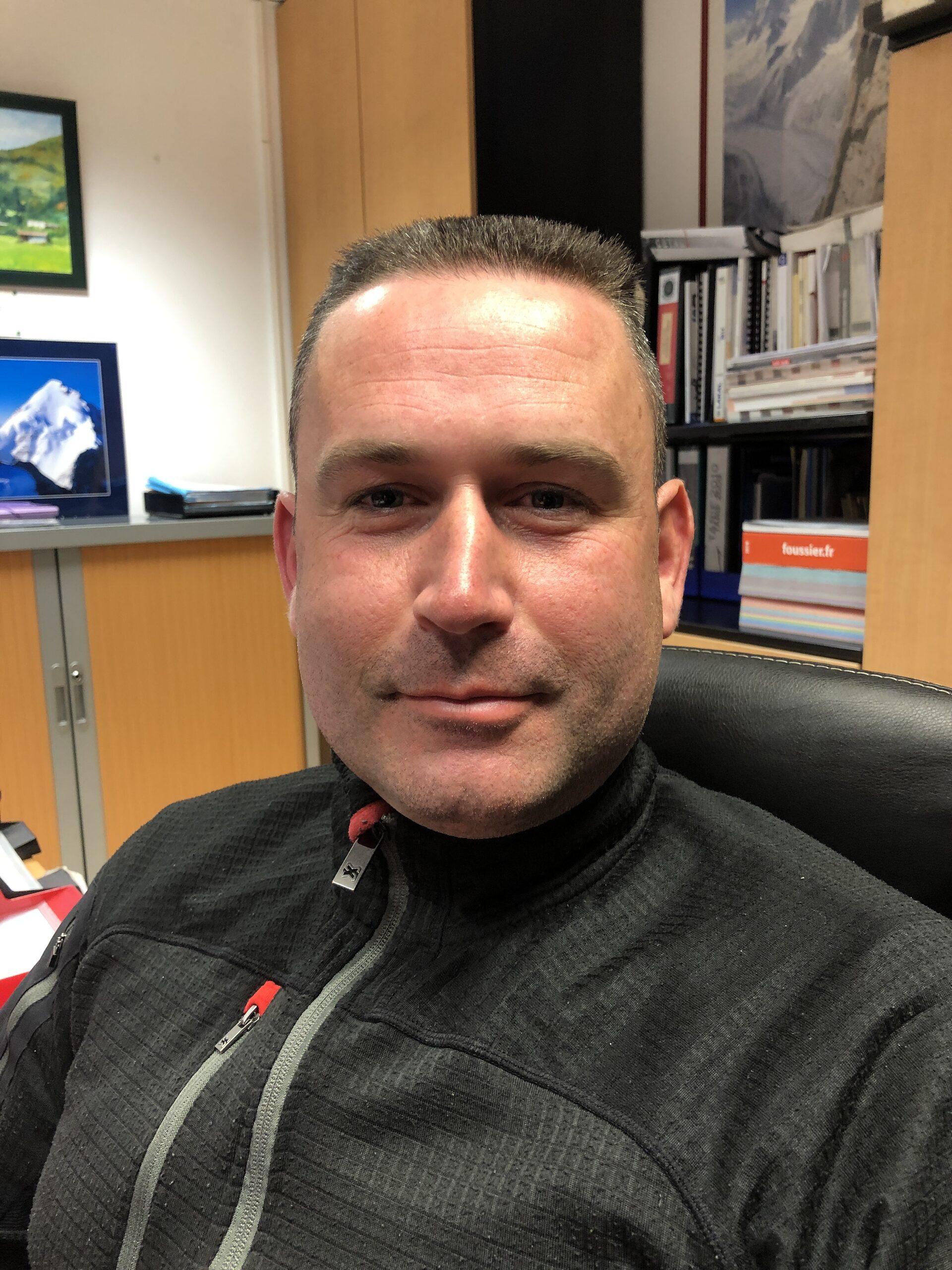 Cédric Bruckert, gérant et installateur