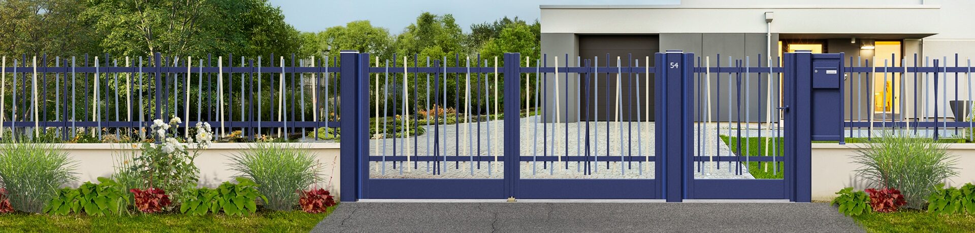 Portail aluminium haut de gamme